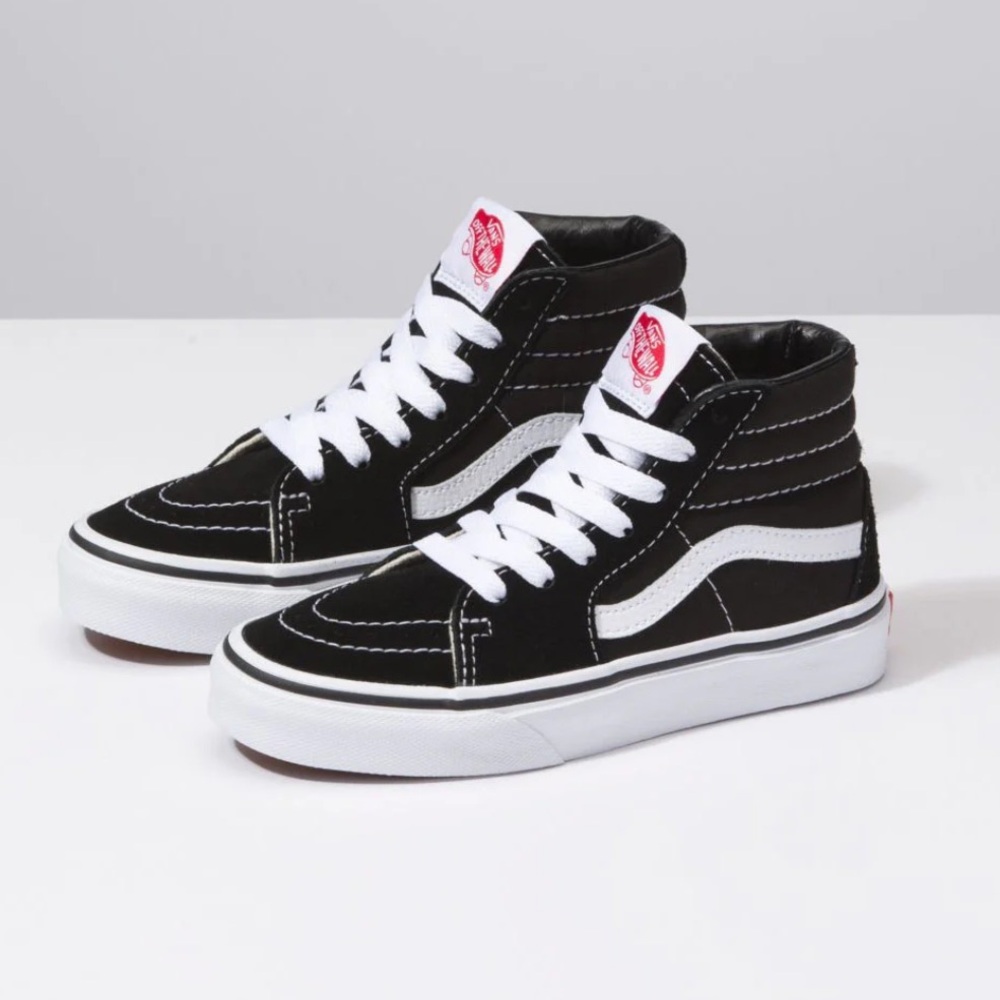 VANS Kids Sk8-Hi Shoes High Black White